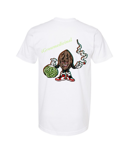 V-IGMMTOP - iGrowMedicinal2 - White T Shirt