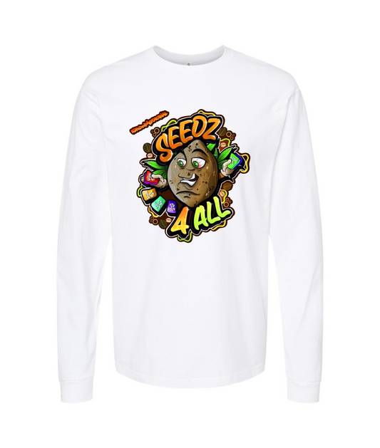 V-IGMMTOP - iGrowMedicinal2 - White Long Sleeve T
