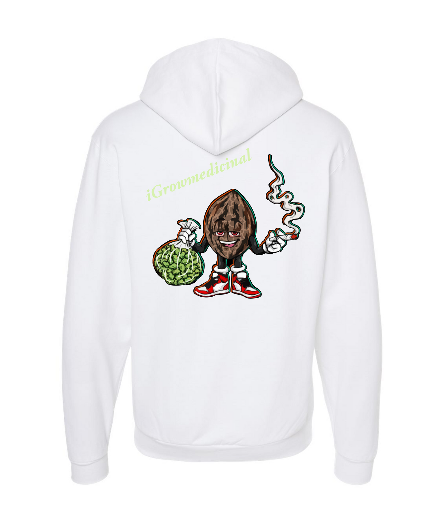 IGM Merch - iGrowMedicinal2 - White Zip Up Hoodie