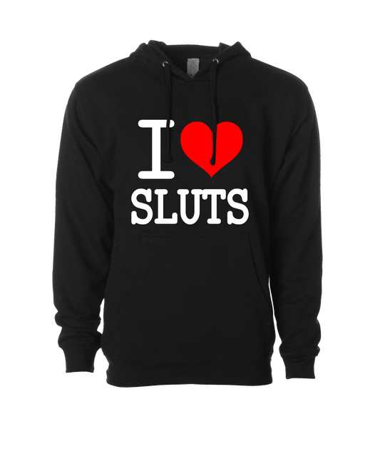 V-IHGTOP - I Heart Sluts - Black Hoodie