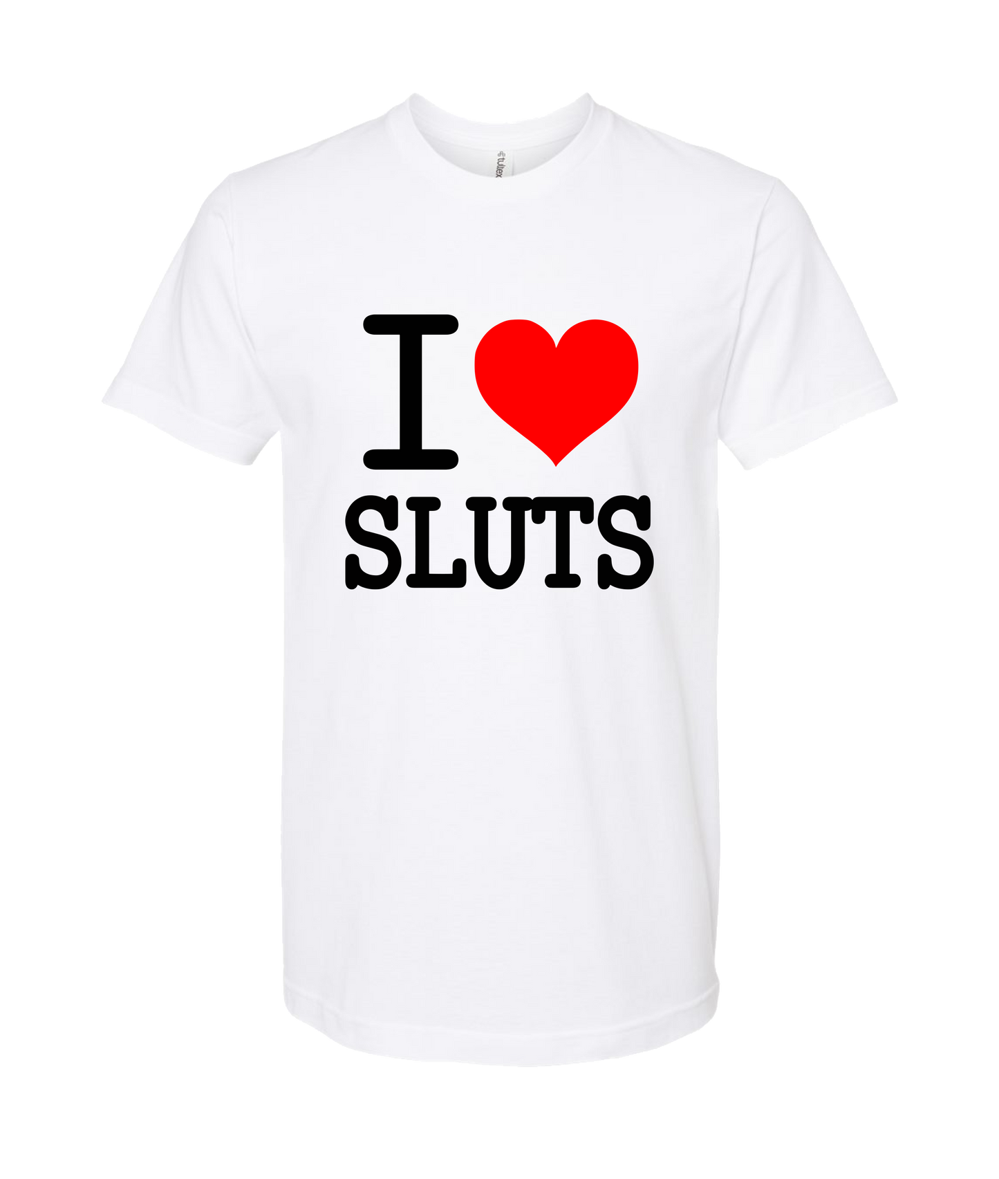 V-IHGTOP - I Heart Sluts - White T Shirt
