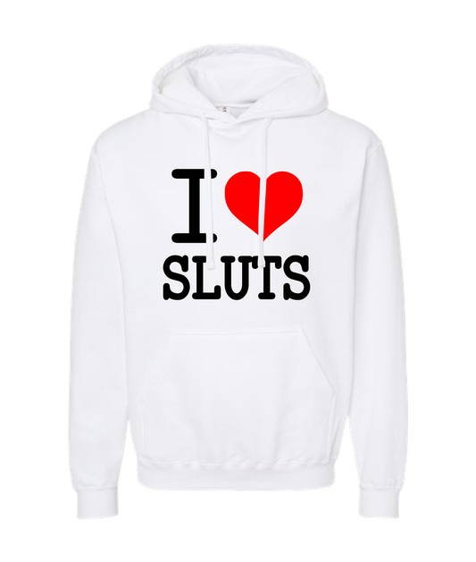 V-IHGTOP - I Heart Sluts - White Hoodie