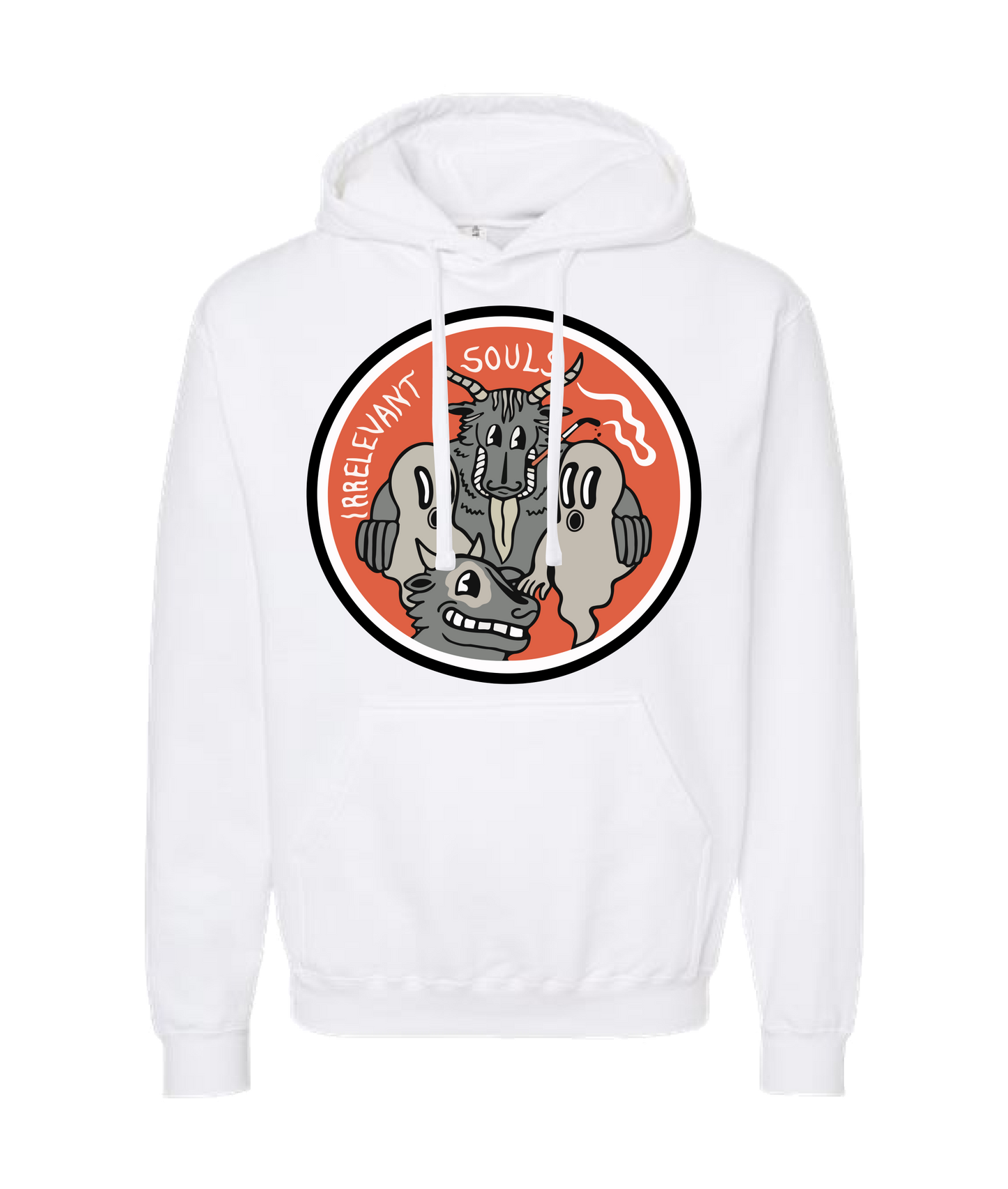 V-IRSTOP - LOGO 2 - White Hoodie