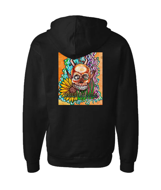 V-IRSTOP - LOGO 3 - Black Zip Up Hoodie