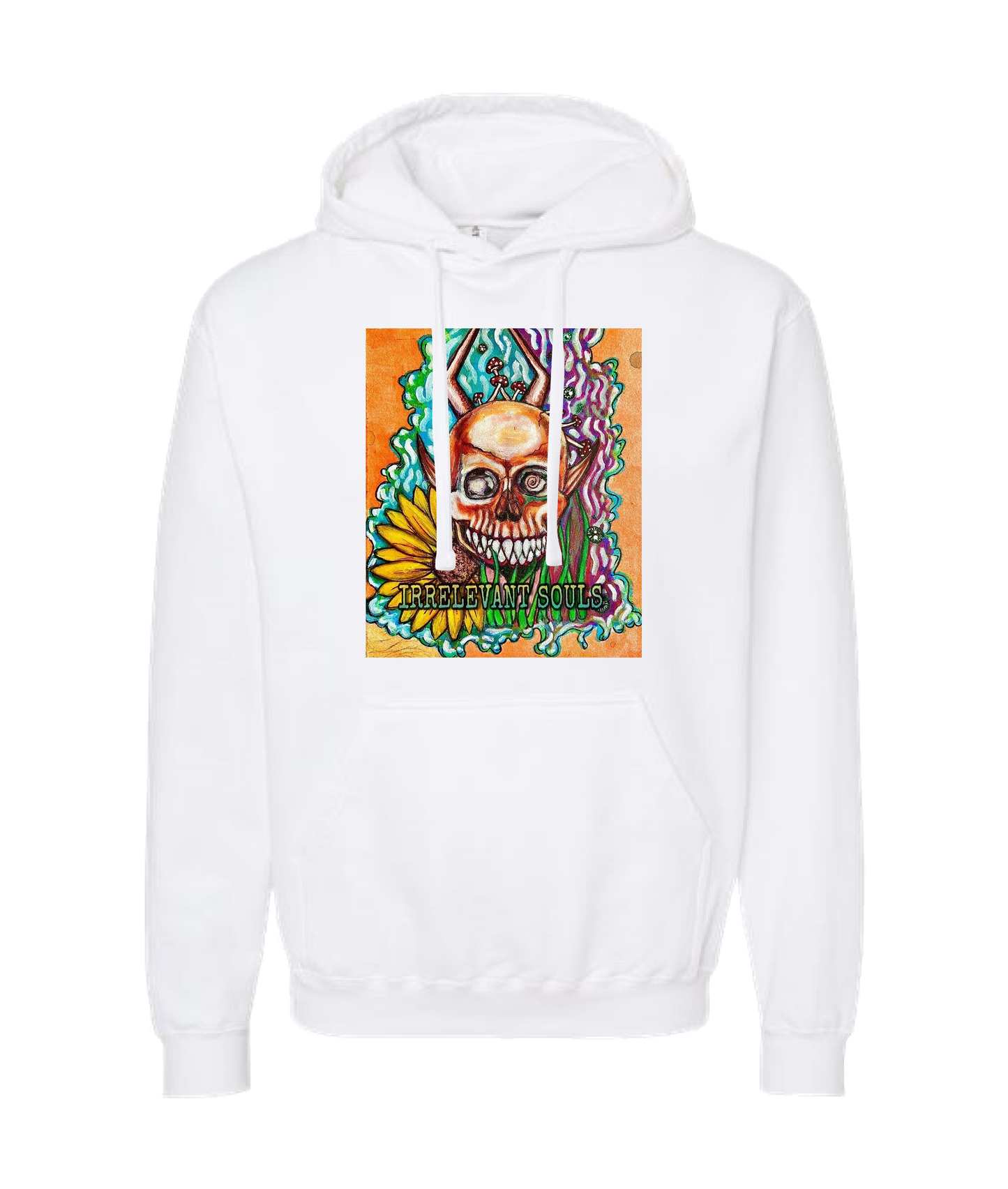 V-IRSTOP - LOGO 3 - White Hoodie