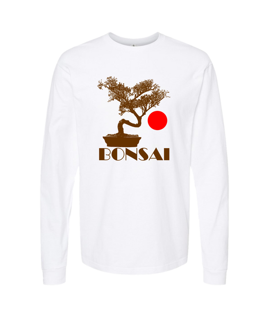 IMPACTEES STREETWEAR - Bonsai Tree - White Long Sleeve T