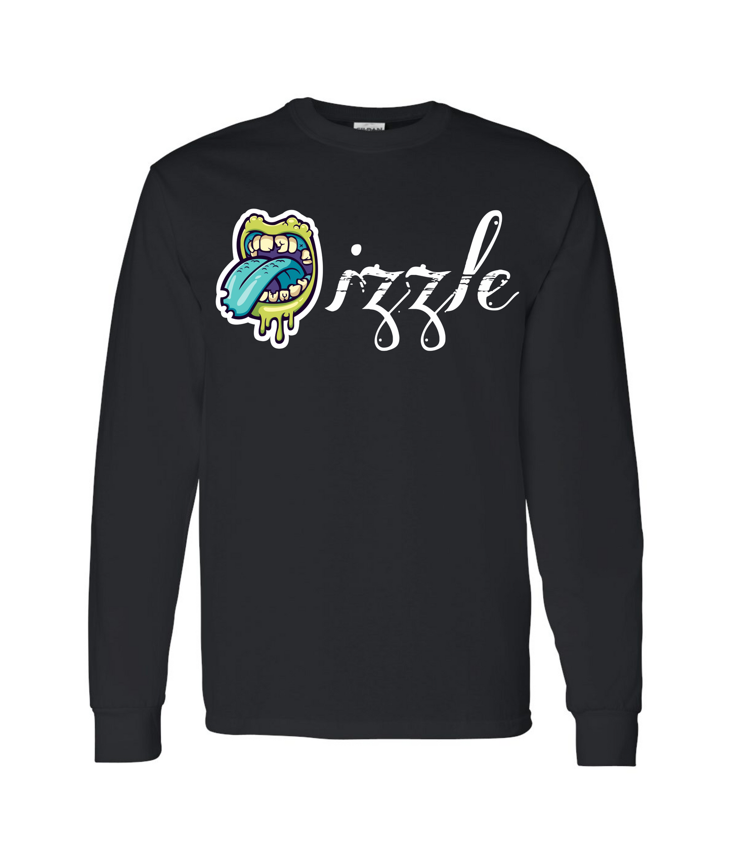 IzzleGangMerch - DRIZZLE - Black Long Sleeve T