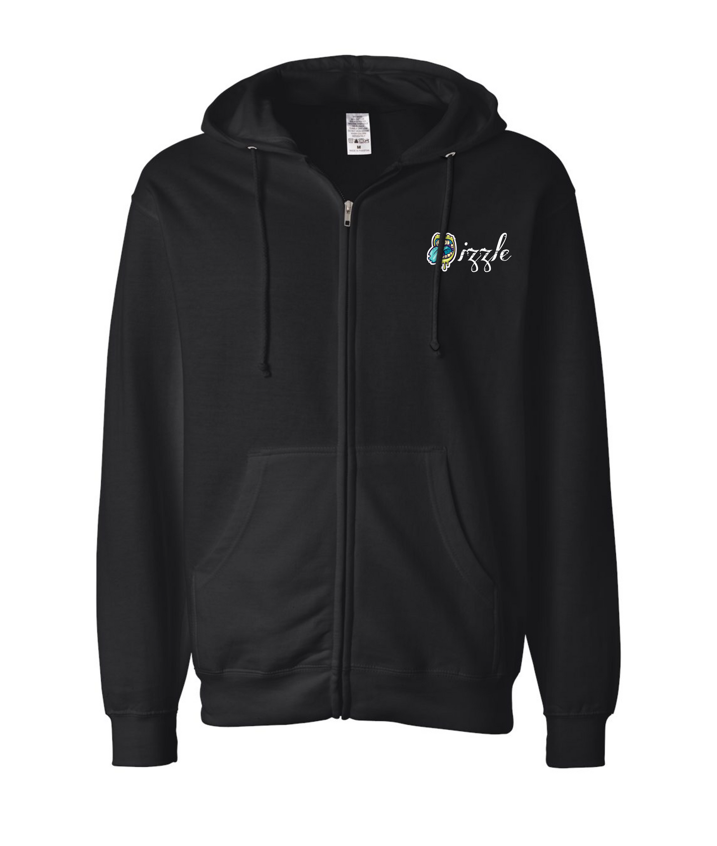 IzzleGangMerch - DRIZZLE - Black Zip Up Hoodie