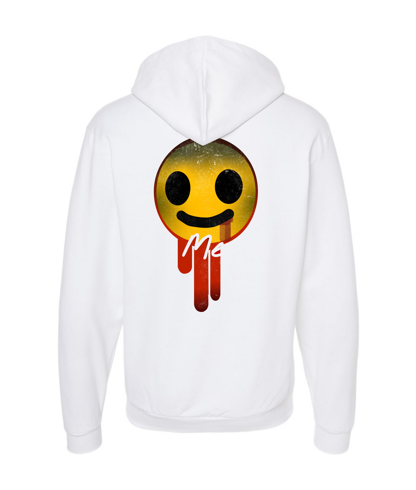 IzzleGangMerch - DRIZZLE - White Zip Up Hoodie