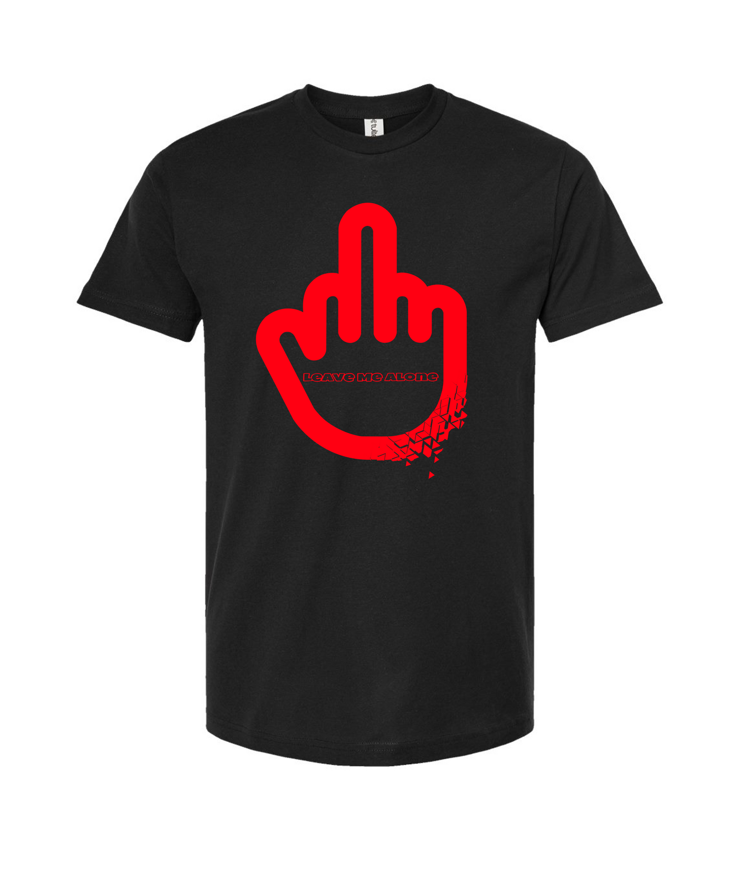 V-IGZMTOP - LEAVE ME ALONE - Black T Shirt