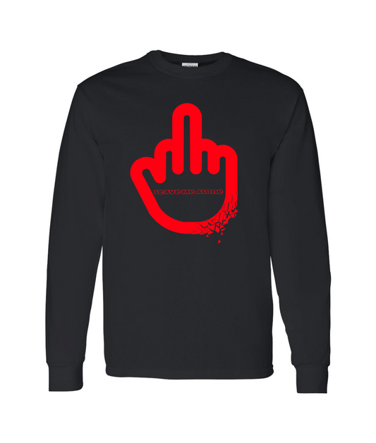 V-IGZMTOP - LEAVE ME ALONE - Black Long Sleeve T