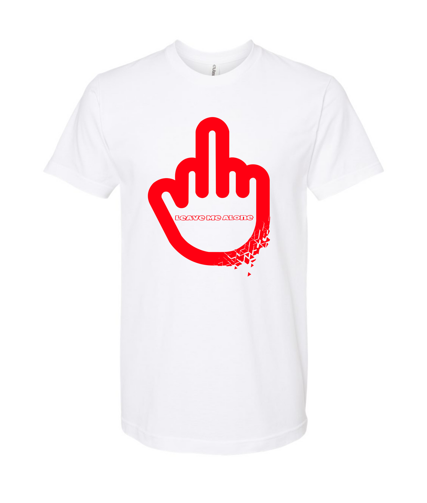 IzzleGangMerch - LEAVE ME ALONE - White T Shirt