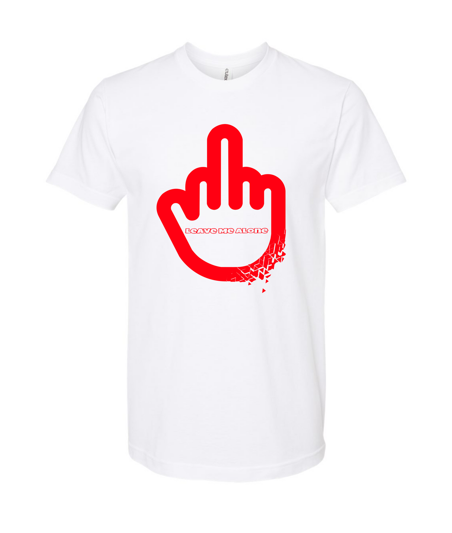 V-IGZMTOP - LEAVE ME ALONE - White T Shirt
