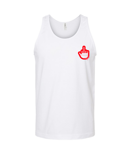 V-IGZMTOP - LEAVE ME ALONE - White Tank Top