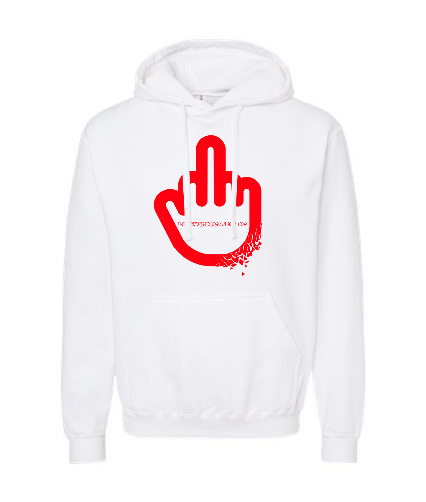 IzzleGangMerch - LEAVE ME ALONE - White Hoodie