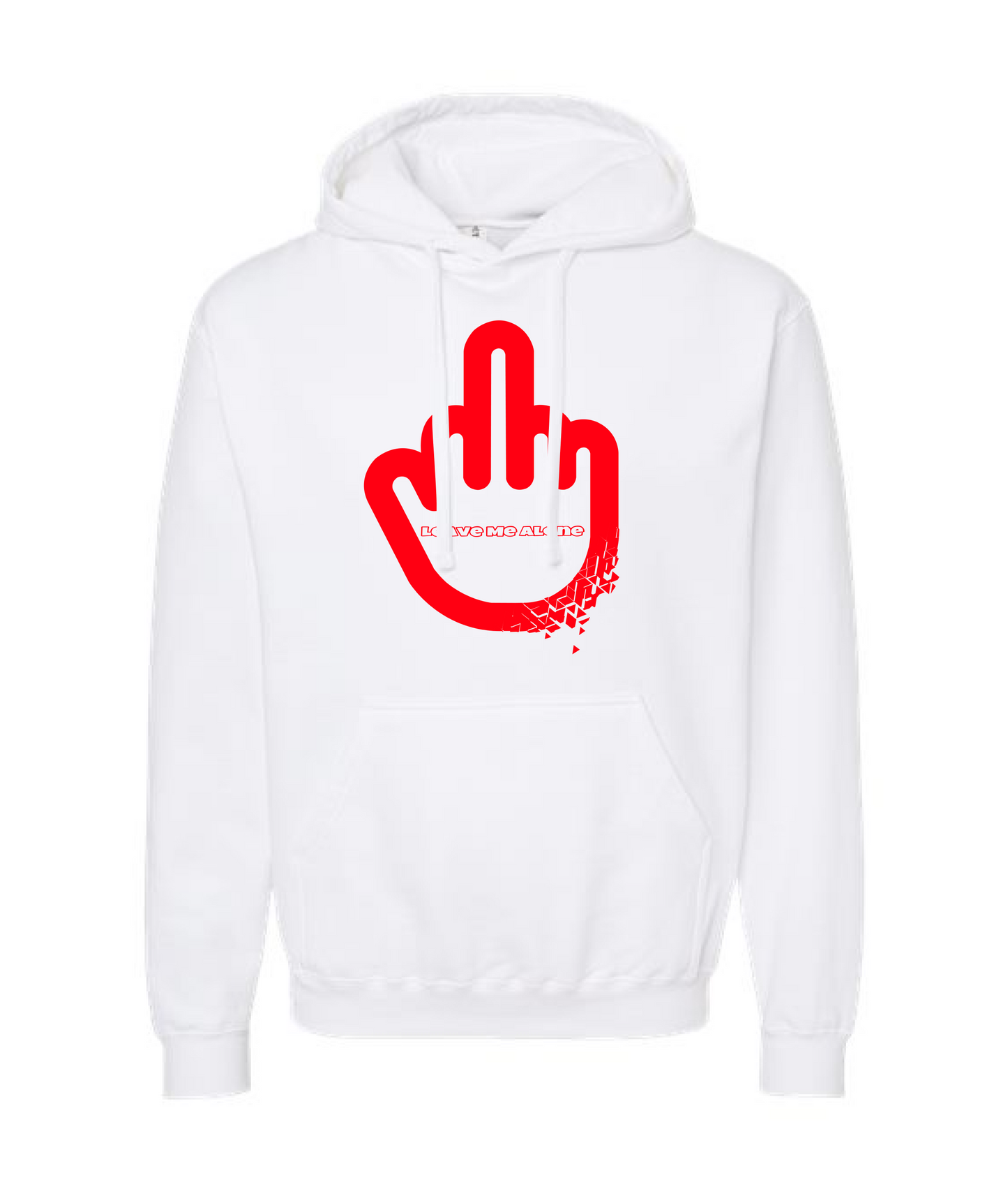 V-IGZMTOP - LEAVE ME ALONE - White Hoodie
