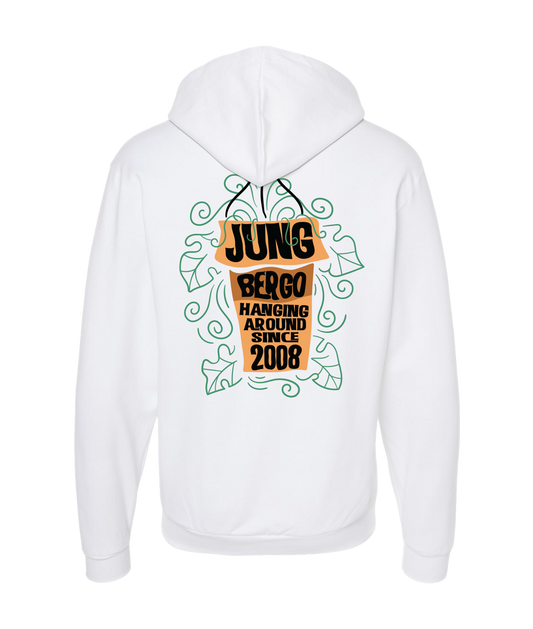 Jung Bergo - Hanging Around Since 2008 - White Zip Up Hoodie