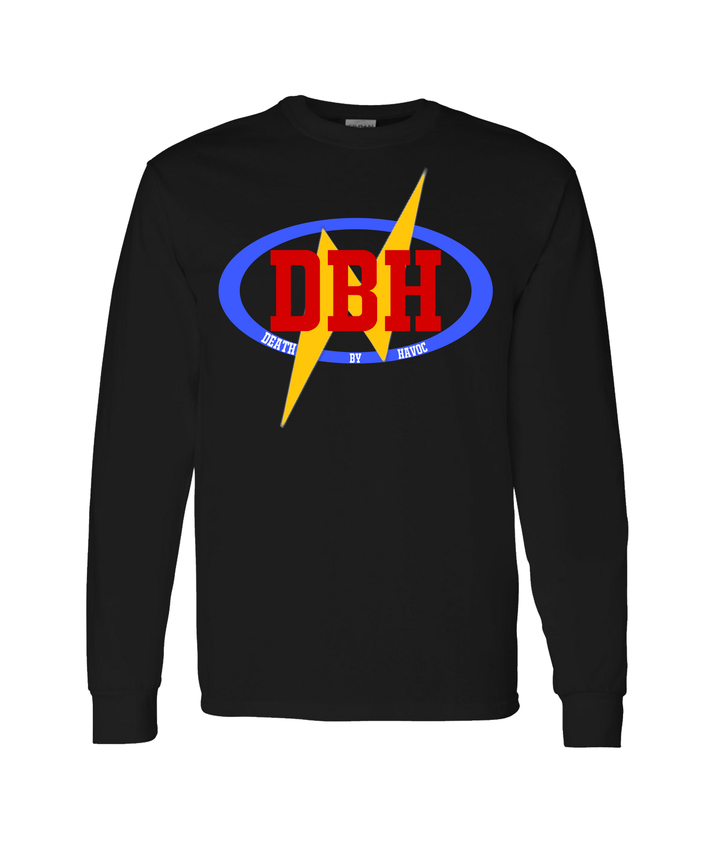 V-JBHMSTOP - JB HAVOC FMW TRIBUTE LOGO - Black Long Sleeve T