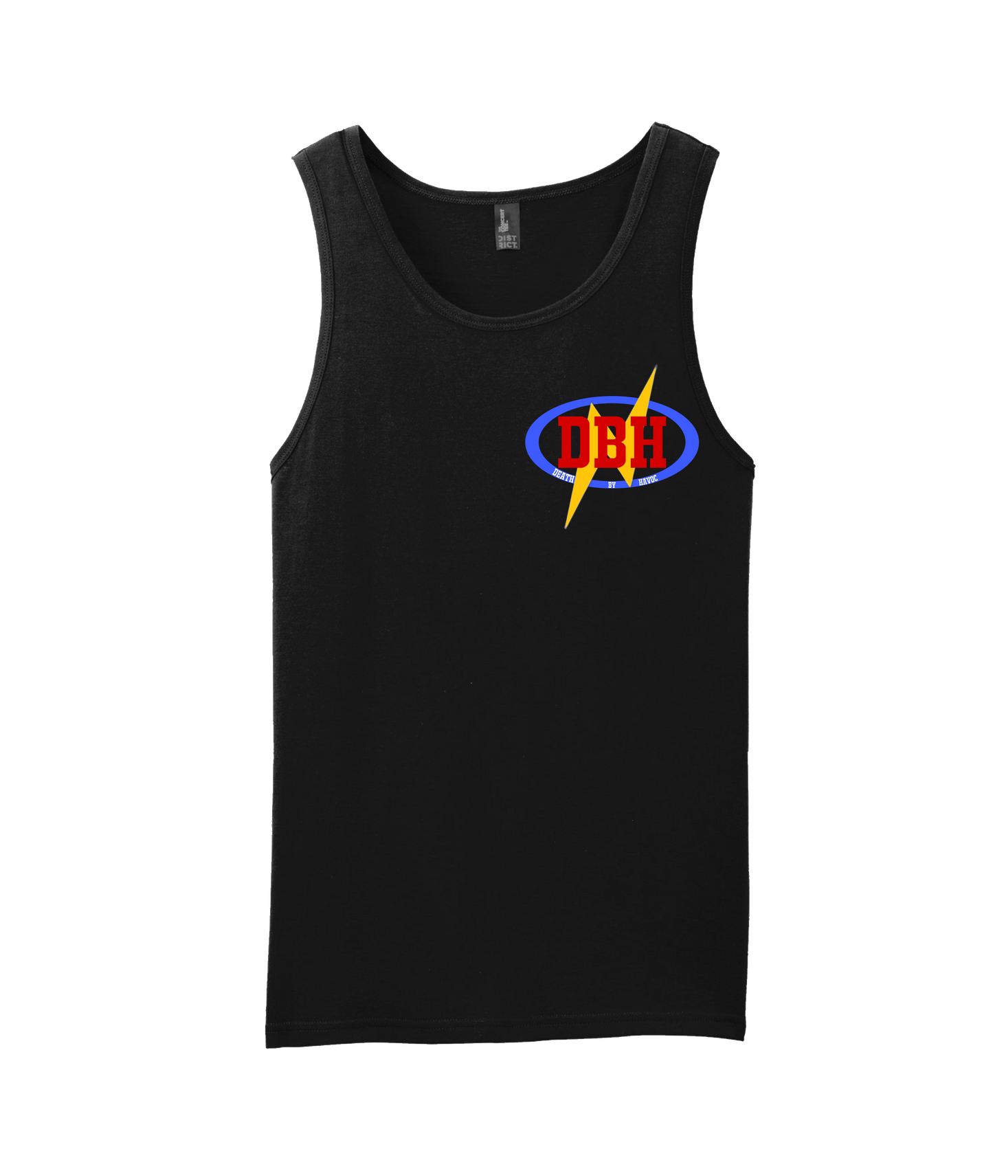 V-JBHMSTOP - JB HAVOC FMW TRIBUTE LOGO - Black Tank Top