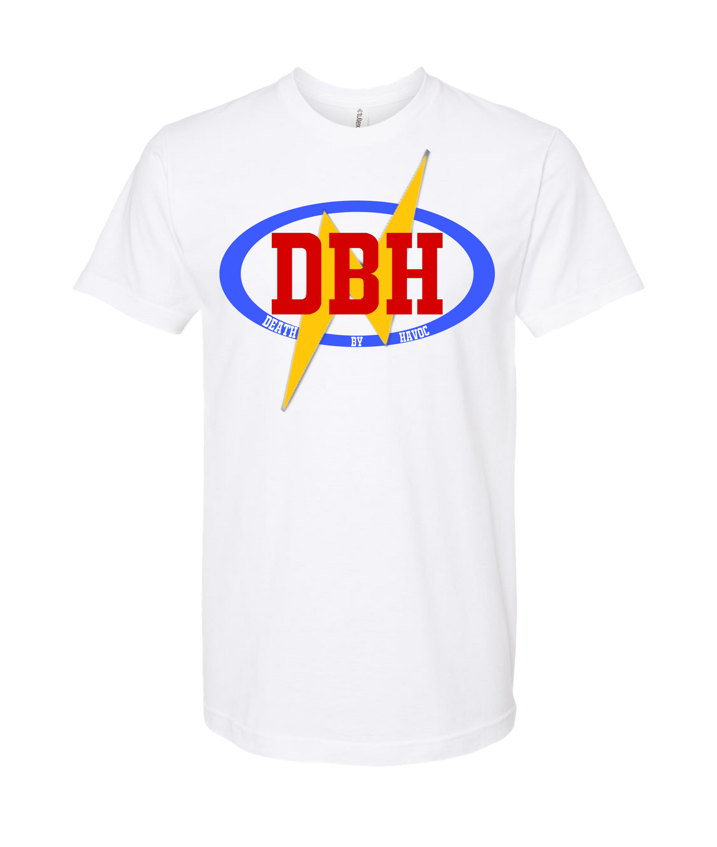 V-JBHMSTOP - JB HAVOC FMW TRIBUTE LOGO - White T Shirt