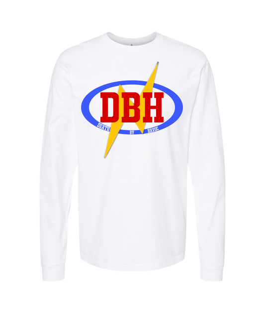 V-JBHMSTOP - JB HAVOC FMW TRIBUTE LOGO - White Long Sleeve T