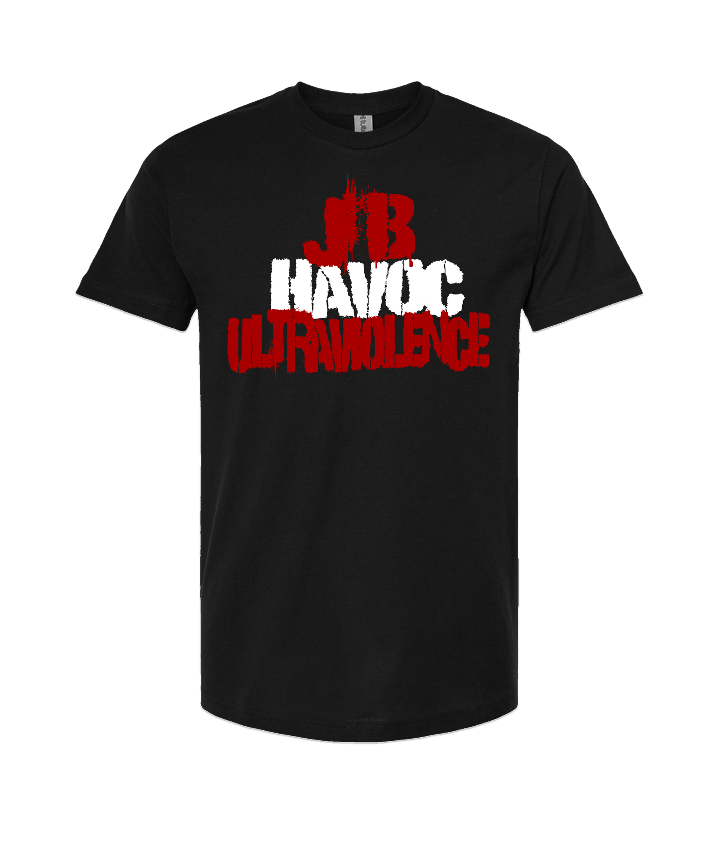 V-JBHMSTOP - JB HAVOC ULTRAVIOLENCE - Black T Shirt