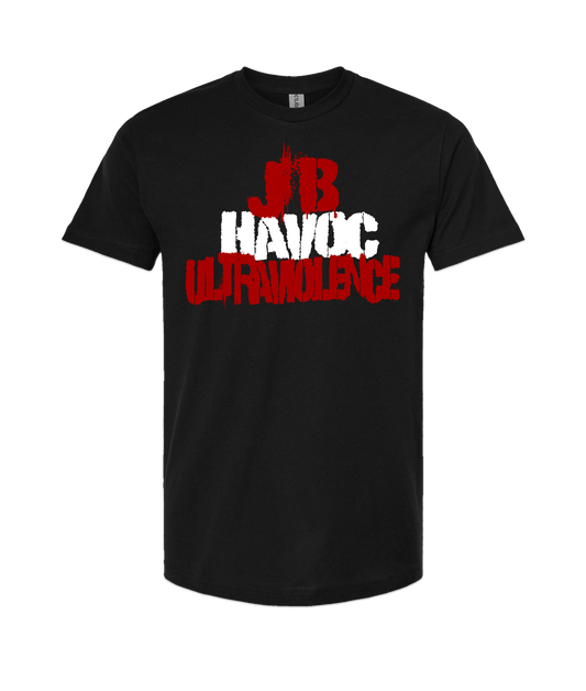 V-JBHMSTOP - JB HAVOC ULTRAVIOLENCE - Black T Shirt