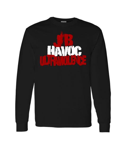 V-JBHMSTOP - JB HAVOC ULTRAVIOLENCE - Black Long Sleeve T