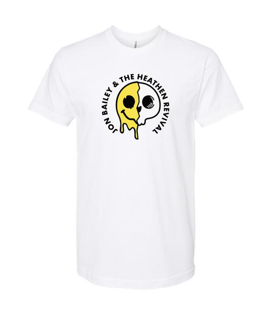 Jon Bailey & The Heathen Revival - Melting Smile - White T-Shirt