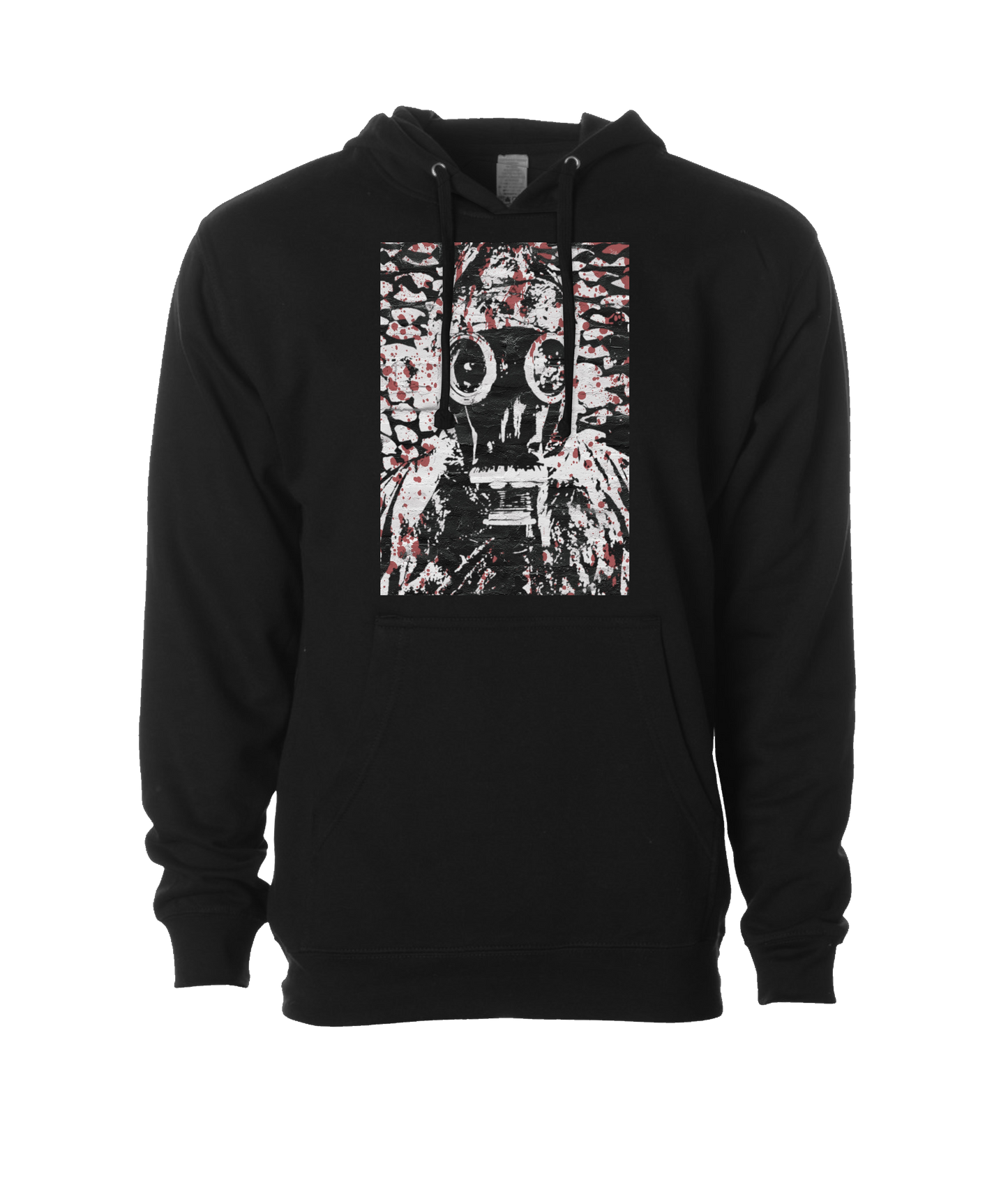 V-JBPTOP - Gas Mask - Black Hoodie