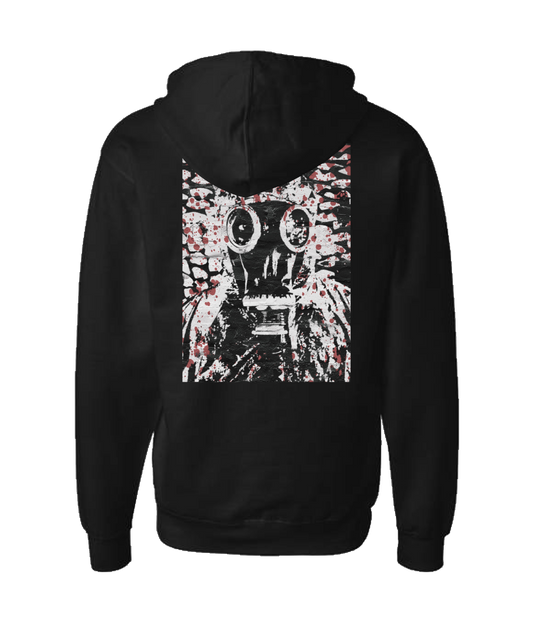 V-JBPTOP - Gas Mask - Black Zip Up Hoodie