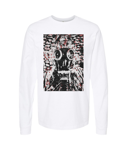 V-JBPTOP - Gas Mask - White Long Sleeve T