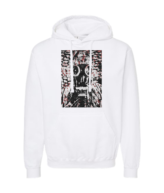 V-JBPTOP - Gas Mask - White Hoodie
