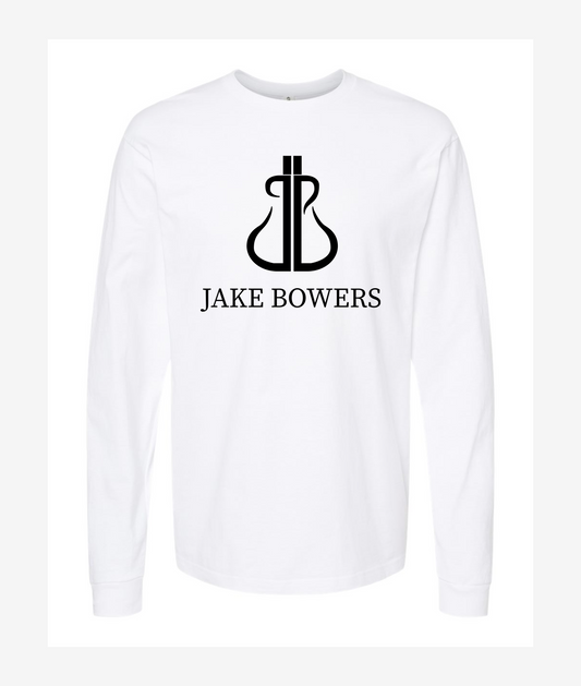 Jake Bowers Swag  - Logo - White Long Sleeve T