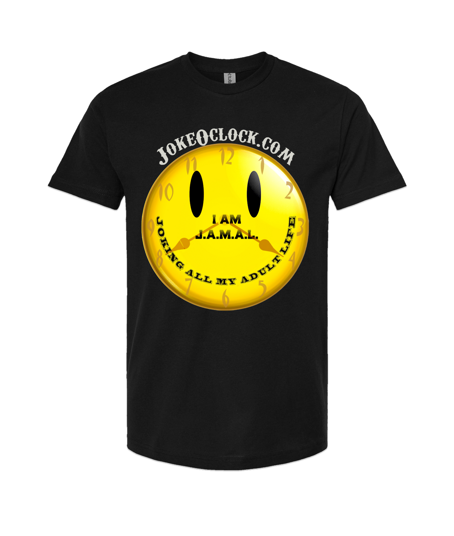 V-JCOTOP - I AM JAMAL - Black T-Shirt