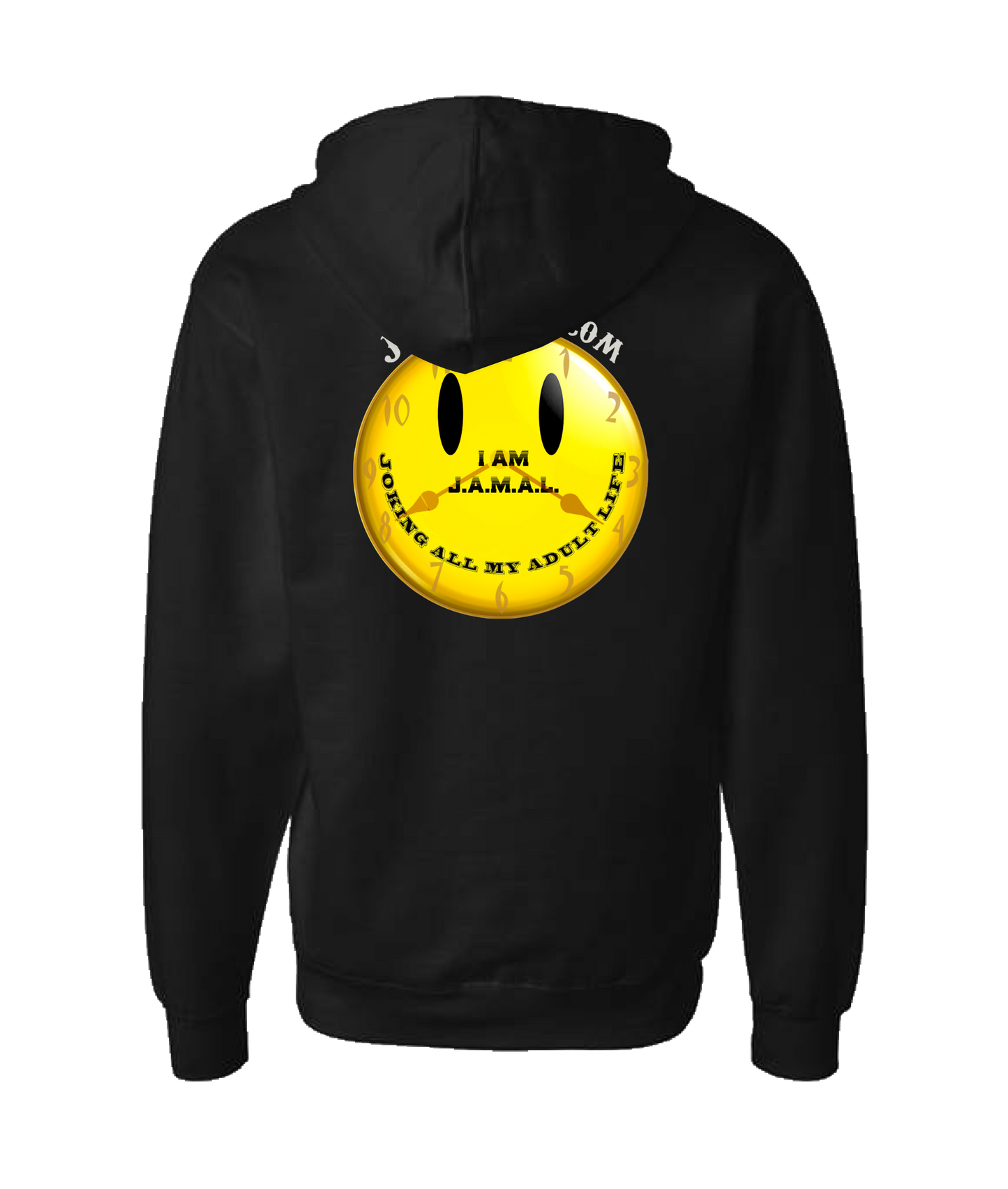 V-JCOTOP - I AM JAMAL - Black Zip Up Hoodie