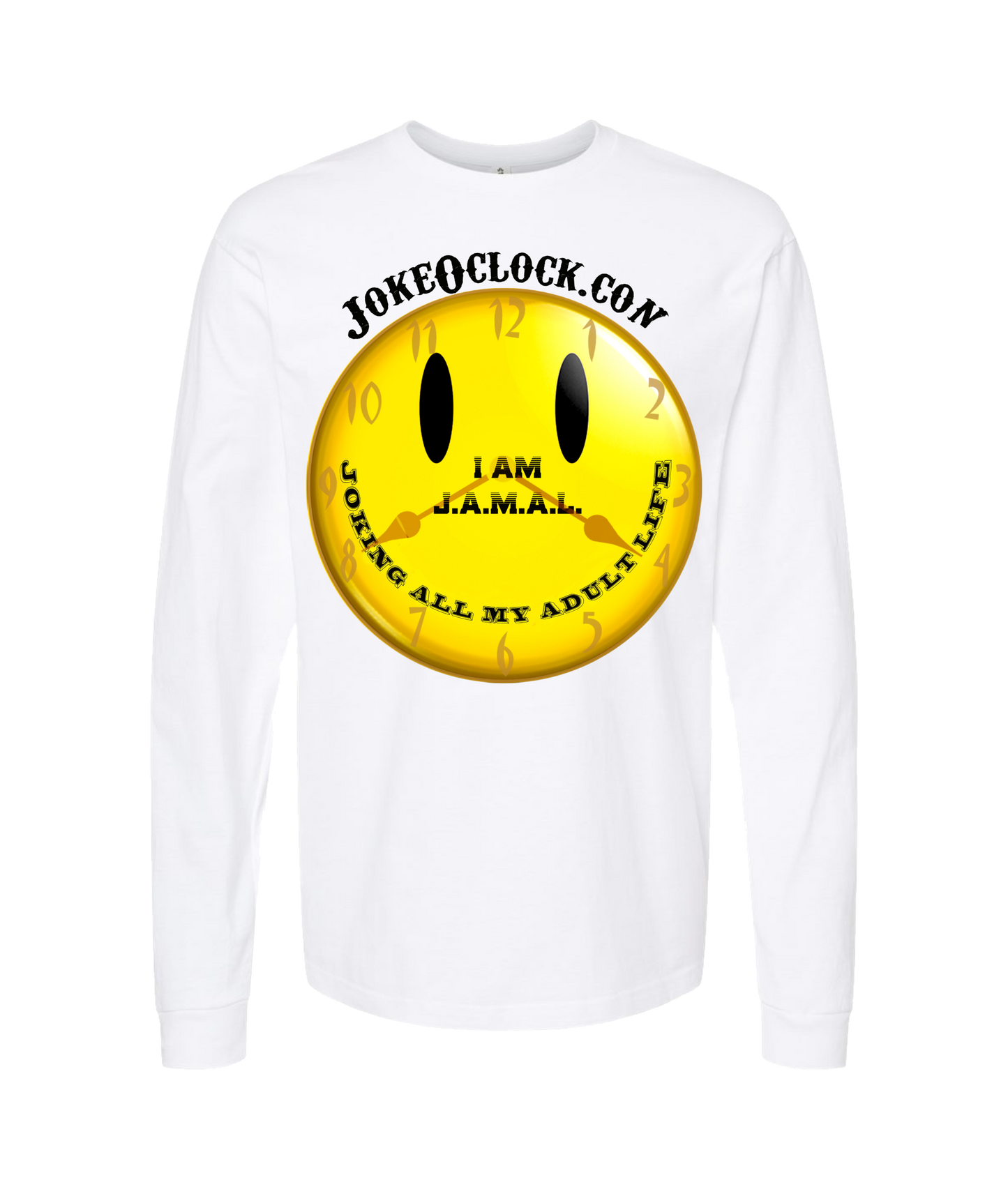 Jamal Coleman - I AM JAMAL - White Long Sleeve T