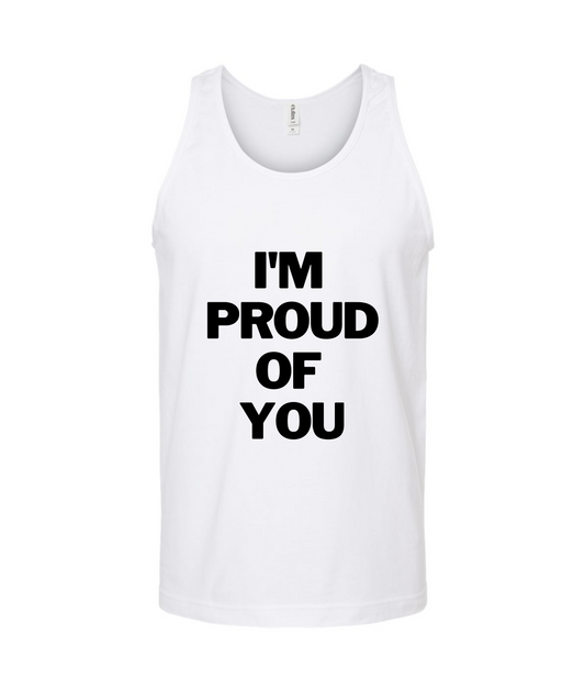 Jamie Campbell - Proud of You - White Tank Top