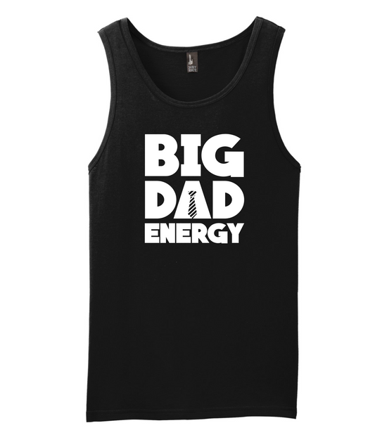 Jamie Campbell - Big Dad Energy - Black Black Tank Top