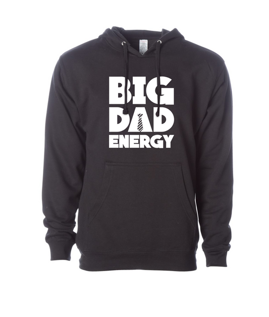 Jamie Campbell - Big Dad Energy - Black Black Hoodie
