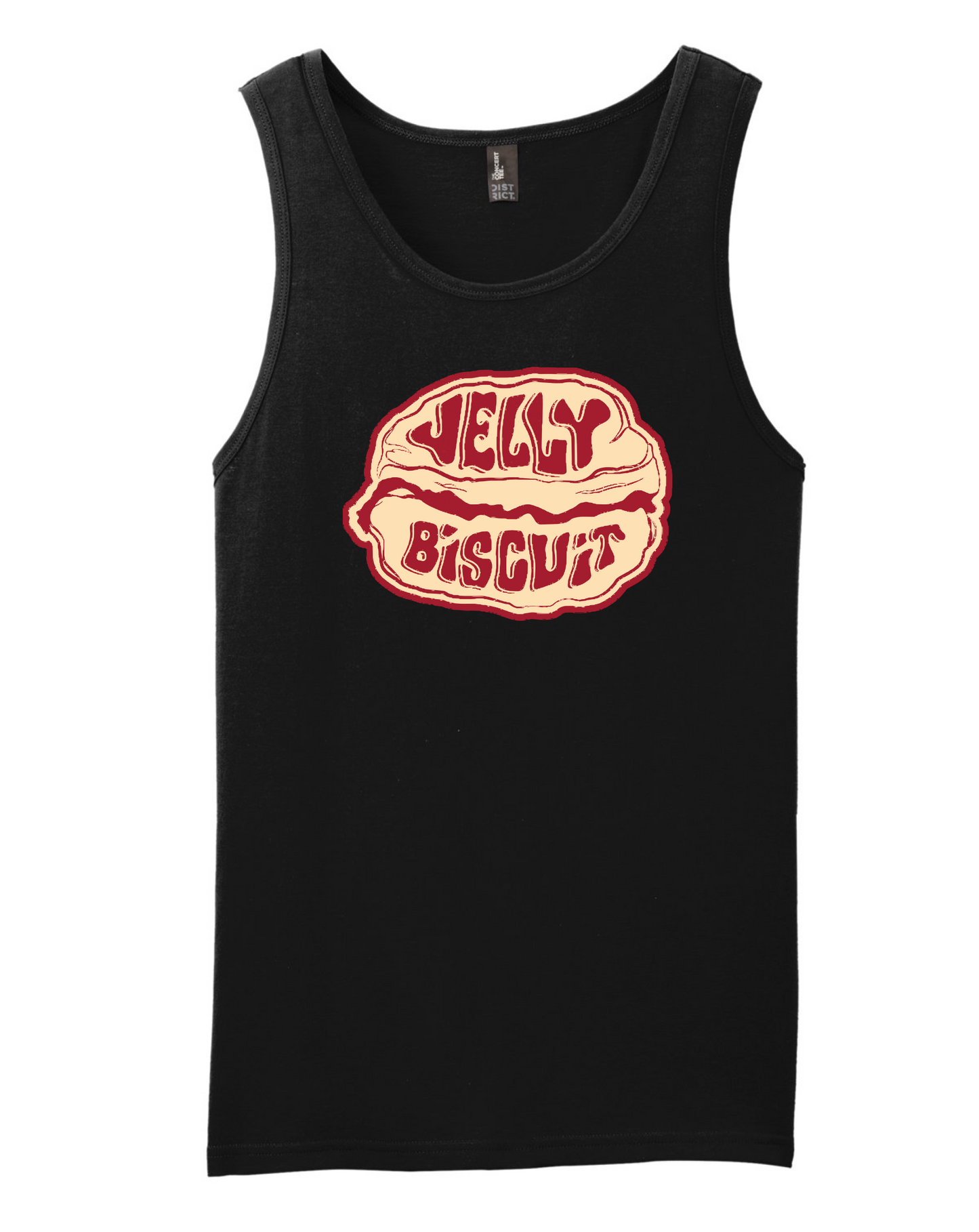 Jelly Biscuit - Logo - Black Tank Top