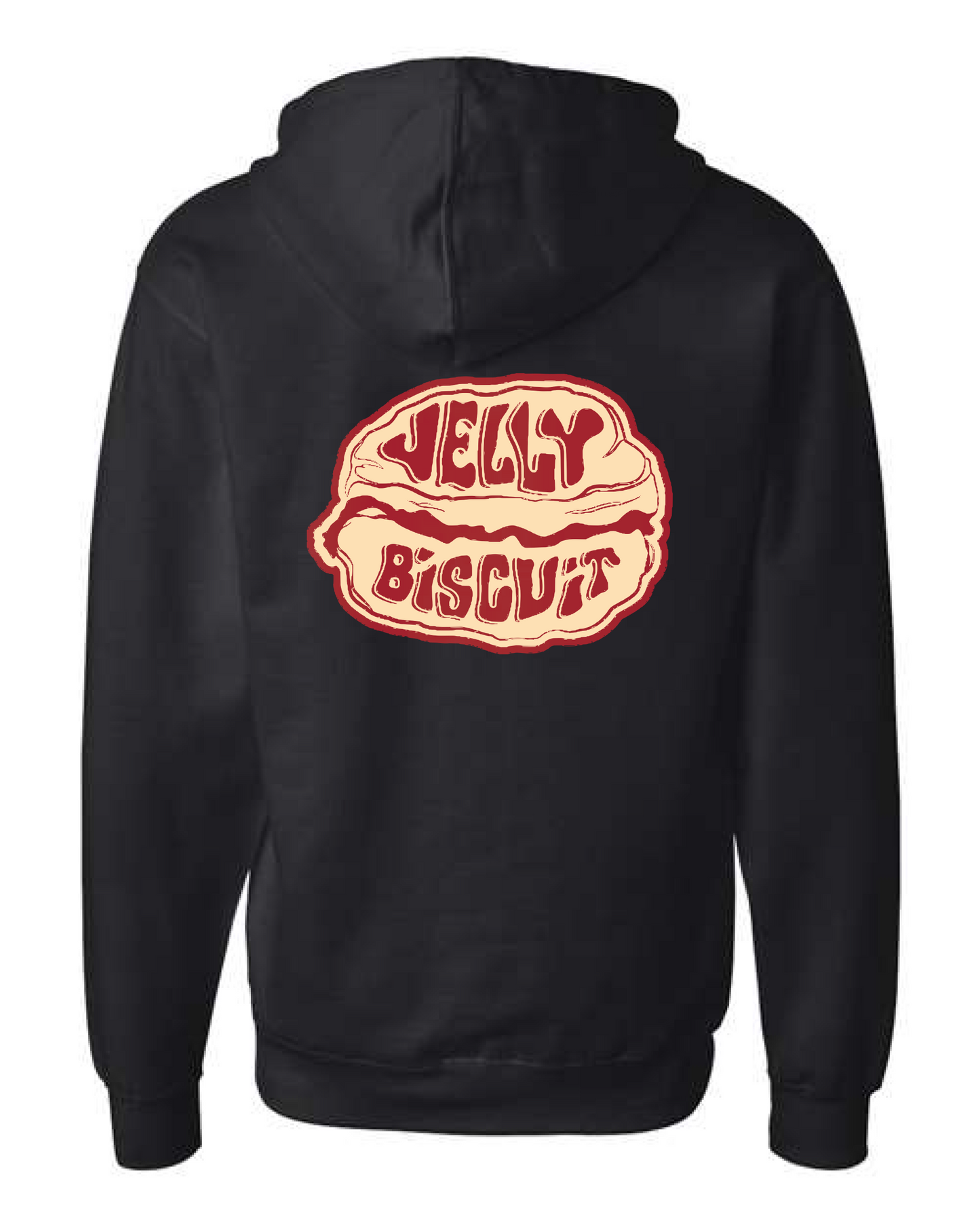 Jelly Biscuit - Logo - Black Zip Hoodie