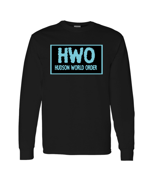 Jake Hudson - HWO (blue) - Black Long Sleeve T