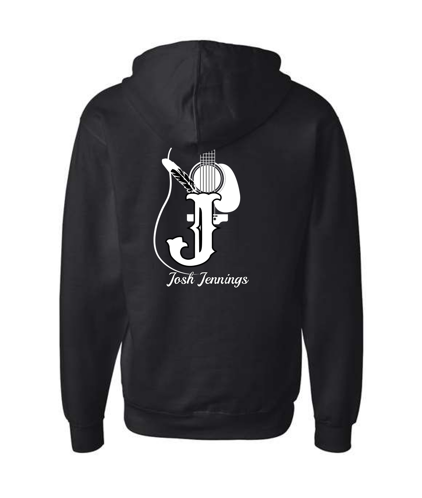 Josh Jennings - Logo - Black Zip Hoodie