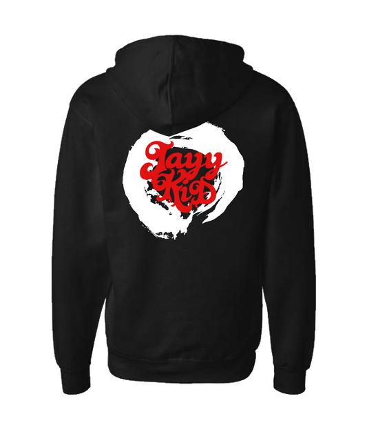 Jayy Kid - LOGO 2 - Black Zip Up Hoodie