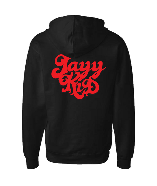 Jayy Kid - Logo - Black Zip Up Hoodie