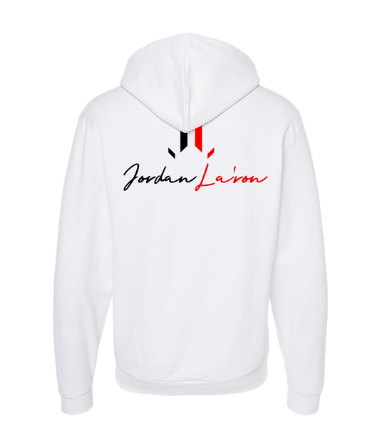 V-JLBTOP - DESIGN 1 - White Zip Up Hoodie