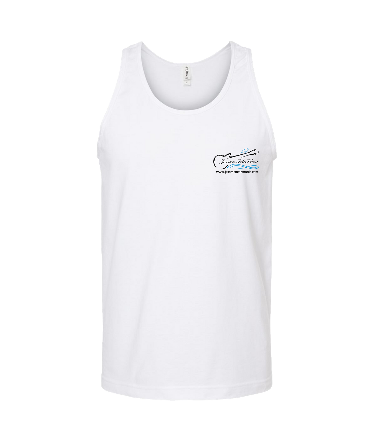 V-JMCNTOP - GUITAR BIRD - White Tank Top