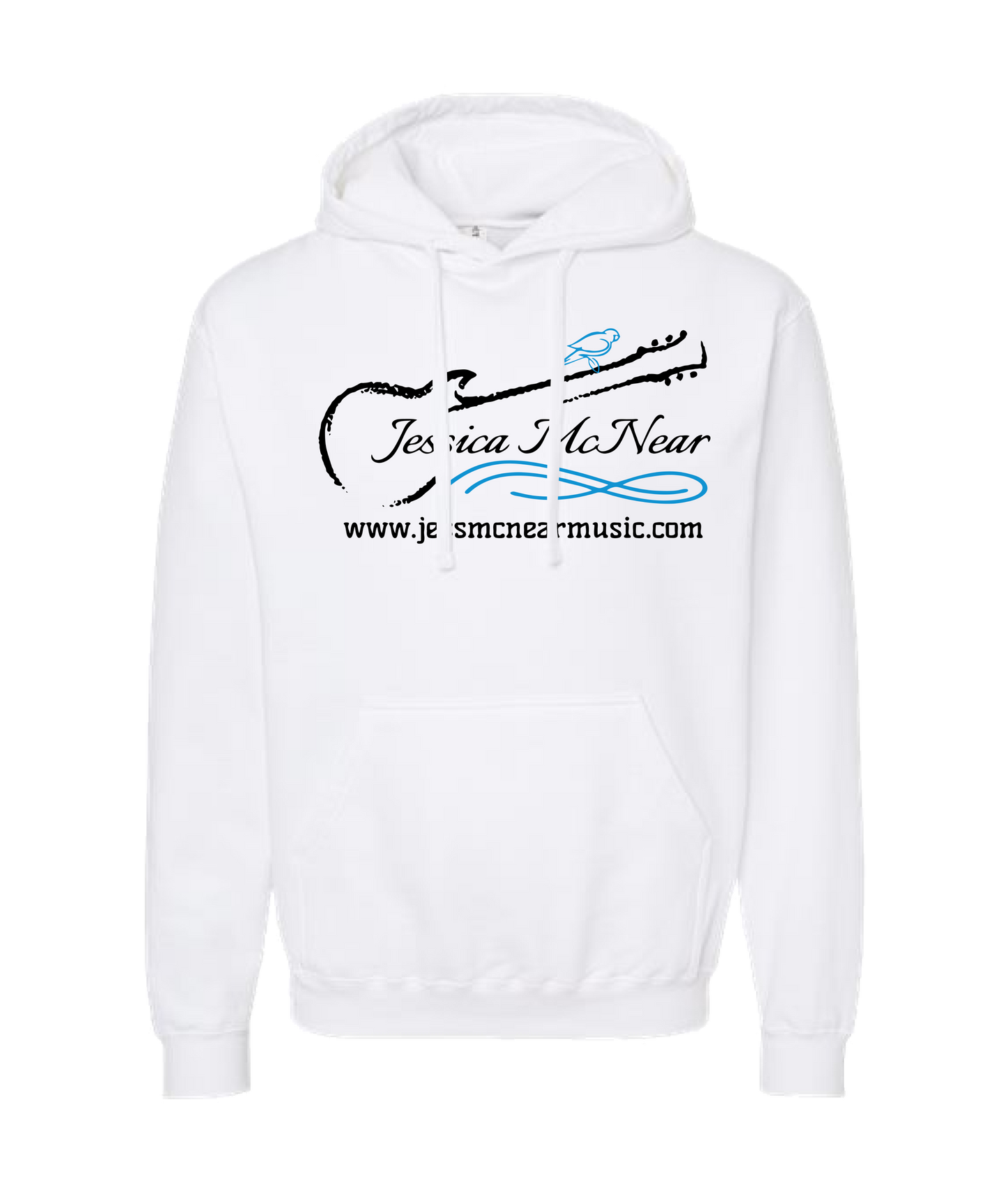 V-JMCNTOP - GUITAR BIRD - White Hoodie