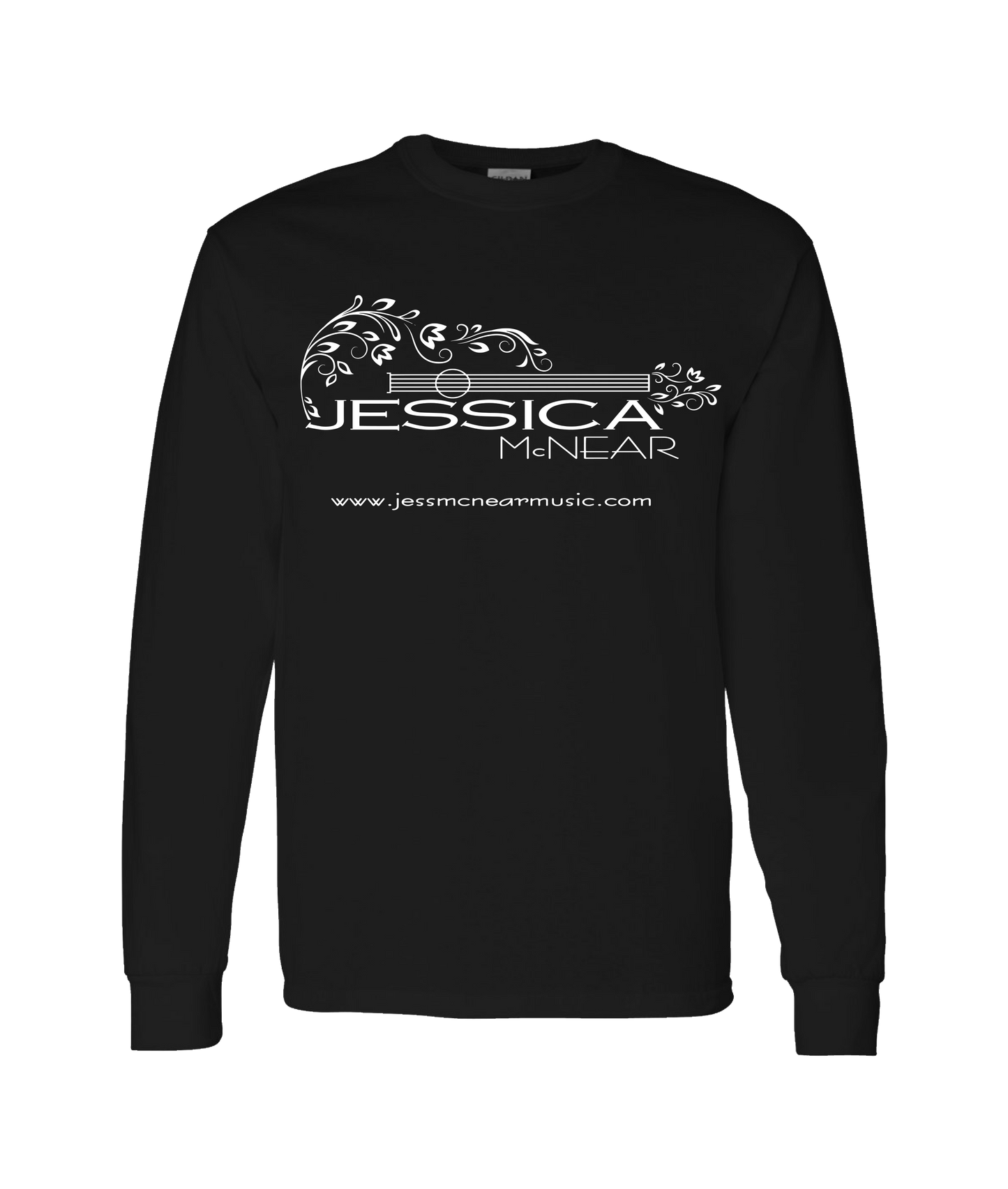 V-JMCNTOP - GUITAR - Black Long Sleeve T
